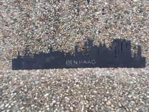 20251018_141234 (Kopie) Muurdecoratie van een skyline